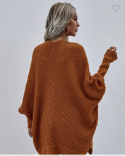 Load image into Gallery viewer, Waffle Knit Cardigan - Pumpkin
